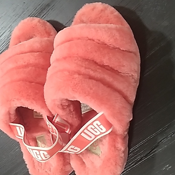 Ugg slides (Coral) - Picture 2 of 5